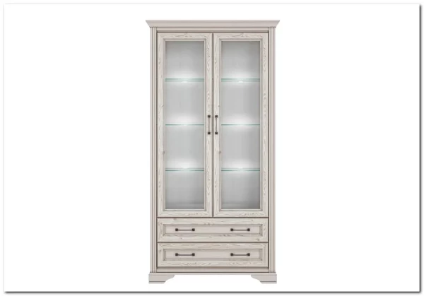 Шкаф-витрина Stylius (Стилиус) B169-REG2W2S BRW заказать по цене 49 740 руб. в Нижнем Новгороде Шкаф-витрина Stylius (Стилиус) B169-REG2W2S BRW заказать по цене 49 740 руб. в Нижнем Новгороде