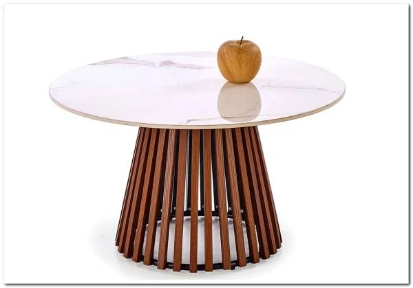 Стол журнальный Halmar CARINA (бежевый мрамор/орех) заказать по цене 20 193 руб. в Нижнем Новгороде Стол журнальный Halmar CARINA (бежевый мрамор/орех) заказать по цене 20 193 руб. в Нижнем Новгороде