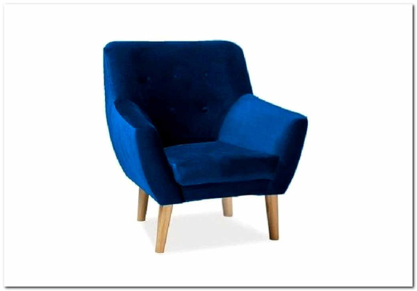 Кресло Signal NORDIC 1 Velvet Bluvel 86 (синий) заказать по цене 43 923 руб. в Нижнем Новгороде