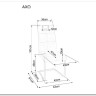 Стул кухонный SIGNAL AXO Brego 34 (бежевый/черный) заказать по цене 9 382 руб. в Нижнем Новгороде