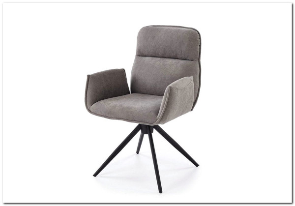 Стул кухонный Halmar K574 поворотный (серый/черный) заказать по цене 19 092 руб. в Нижнем Новгороде Стул кухонный Halmar K574 поворотный (серый/черный) заказать по цене 19 092 руб. в Нижнем Новгороде