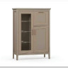Тумба-витрина Classic глиняный серый KOM1W1D1B BRW заказать по цене 28 520 руб. в Нижнем Новгороде