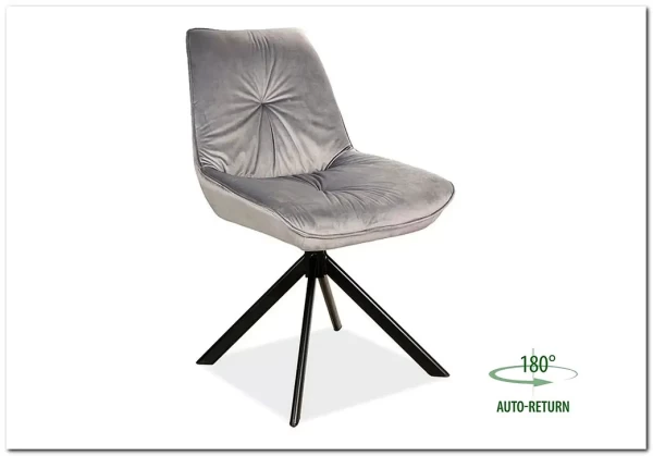 Стул кухонный Signal BOOGIE I Velvet Bluvel 14 серый/черный мат заказать по цене 14 716 руб. в Нижнем Новгороде Стул кухонный Signal BOOGIE I Velvet Bluvel 14 серый/черный мат заказать по цене 14 716 руб. в Нижнем Новгороде