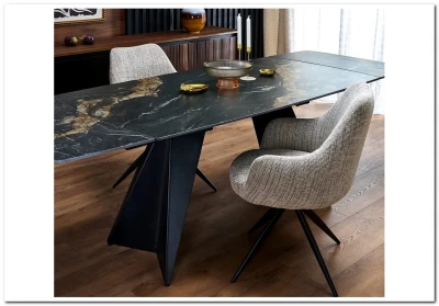 Стул кухонный Halmar K564 поворотный (серый/черный)