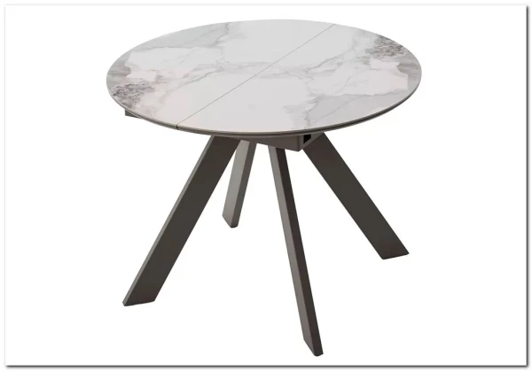 Стол БОНЖУР 100 PANDORA LIGHT, керамика / ЛАТТЕ каркас заказать по цене 37 600 руб. в Нижнем Новгороде