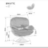 Кресло SIGNAL BRIGITTE Brego 68 карри/хром заказать по цене 41 646 руб. в Нижнем Новгороде