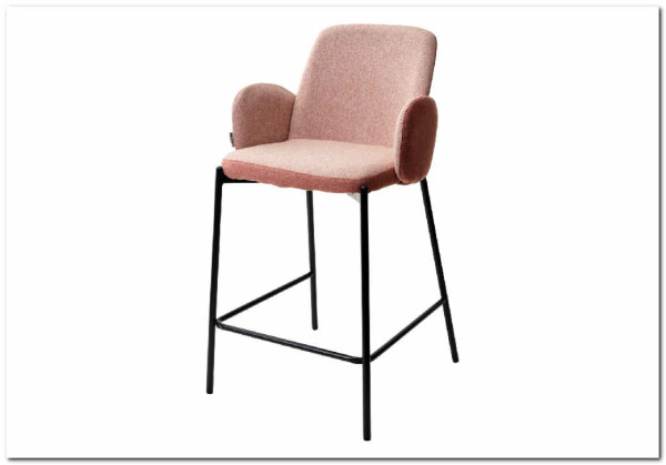 Полубарный стул NYX (H=65cm) VF109 розовый / VF110 брусничный заказать по цене 9 225 руб. в Нижнем Новгороде