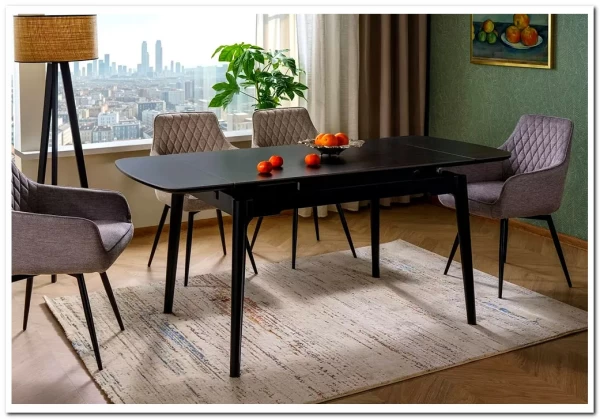 Стол обеденный Signal SENTO 120 (черный/черный) заказать по цене 59 614 руб. в Нижнем Новгороде Стол обеденный Signal SENTO 120 (черный/черный) заказать по цене 59 614 руб. в Нижнем Новгороде