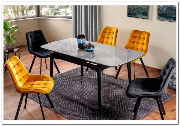 Стол обеденный Signal SENTO 120 (серый лак/черный) заказать по цене 59 614 руб. в Нижнем Новгороде Стол обеденный Signal SENTO 120 (серый лак/черный) заказать по цене 59 614 руб. в Нижнем Новгороде