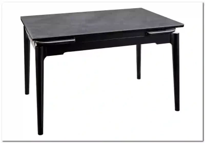 Стол обеденный Signal SENTO 120 (серый лак/черный)