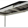 Стол CREMONA 140 HIGH GLOSS STATUARIO Белый мрамор глянцевый керамика/ белый каркас заказать по цене 82 900 руб. в Нижнем Новгороде
