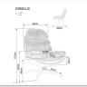 Кресло SIGNAL GISELLE античный розовый/бежевый/черный мат заказать по цене 42 142 руб. в Нижнем Новгороде