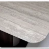 Стол DAGFINN 160 IVORY TRAVERTINE SOLID CERAMIC / Кофе / Орех, ®DISAUR заказать по цене 95 600 руб. в Нижнем Новгороде