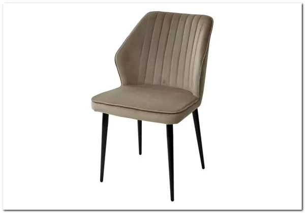 Стул SEATTLE-V ЛАТТЕ 25, велюр / черный каркас заказать по цене 6 888 руб. в Нижнем Новгороде