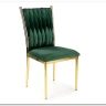 Стул кухонный K436  Halmar (темно-зеленый/золотой) заказать по цене 17 774 руб. в Нижнем Новгороде