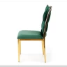 Стул кухонный K436  Halmar (темно-зеленый/золотой) заказать по цене 17 774 руб. в Нижнем Новгороде