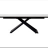 Стол LIVORNO 180 MATT WHITE MARBLE SOLID CERAMIC / BLACK заказать по цене 80 055 руб. в Нижнем Новгороде