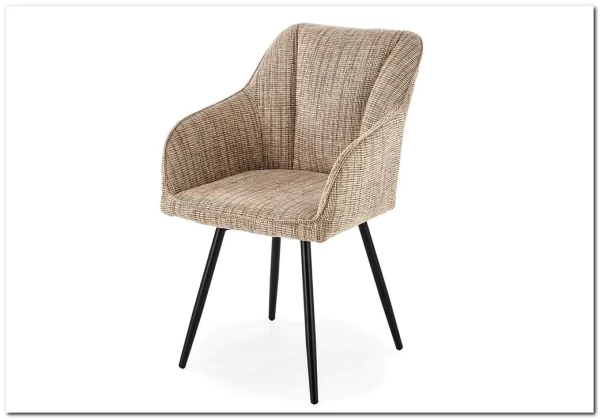 Стул кухонный Halmar K576 (бежевый/черный) заказать по цене 11 238 руб. в Нижнем Новгороде Стул кухонный Halmar K576 (бежевый/черный) заказать по цене 11 238 руб. в Нижнем Новгороде