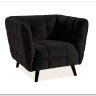 Диван CASTELLO 2 Velvet Bluvel 19  Signal (черный) заказать по цене 84 495 руб. в Нижнем Новгороде