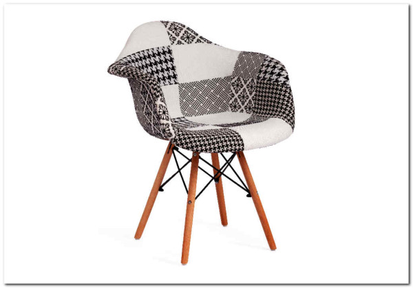 Кресло Secret De Maison CINDY SOFT (EAMES) (mod. 101) black/white (черный/белый) заказать по цене 7 720 руб. в Нижнем Новгороде