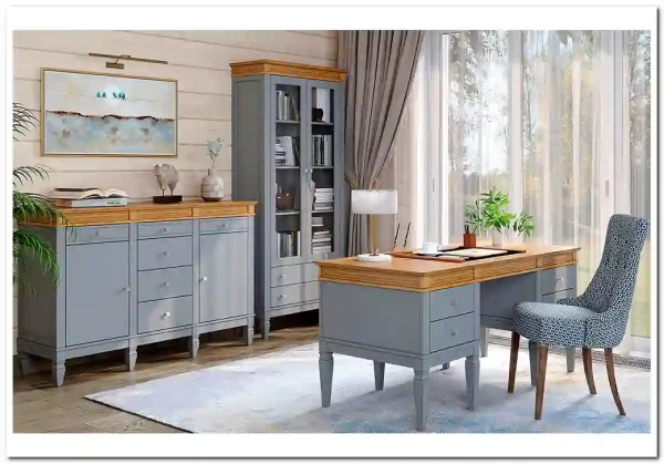 Кабинет и библиотека из сосны Ольса заказать по цене 190 458 руб. в Нижнем Новгороде Кабинет и библиотека из сосны Ольса заказать по цене 190 458 руб. в Нижнем Новгороде