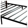 Купить Кровать AT-915 дерево гевея/металл 160*200 (Queen bed), красный дуб/черный с доставкой по России по цене производителя можно в магазине Другая Мебель в Нижнем Новгороде