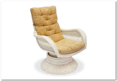Кресло-качалка "ANDREA Relax Medium" /с подушкой TCH White (белый)