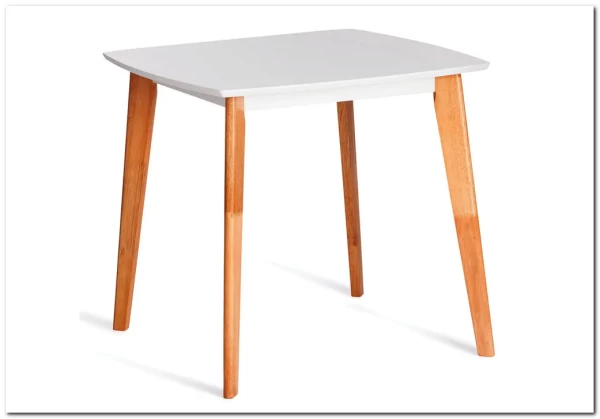 Стол обеденный Claire квадратный White (Белый) / Natural (натуральный) заказать по цене 13 100 руб. в Нижнем Новгороде Стол обеденный Claire квадратный White (Белый) / Natural (натуральный) заказать по цене 13 100 руб. в Нижнем Новгороде