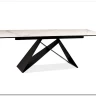 Стол обеденный Signal WESTIN III Ceramic 160 раскладной (белый/черный) заказать по цене 147 371 руб. в Нижнем Новгороде