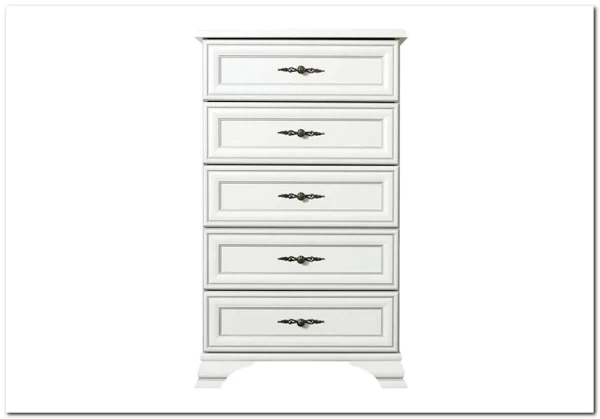 Комод Кентаки KOM5S белый BRW  заказать по цене 28 460 руб. в Нижнем Новгороде Комод Кентаки KOM5S белый BRW  заказать по цене 28 460 руб. в Нижнем Новгороде