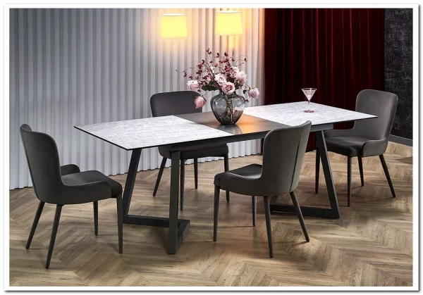 Стол раскладной HALMAR TIZIANO светло-серый/темно-серый заказать по цене 101 849 руб. в Нижнем Новгороде