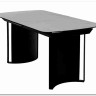 Стол RASMUS 160 TL-45 Белый мрамор, испанская керамика / черный каркас, DISAUR заказать по цене 95 250 руб. в Нижнем Новгороде