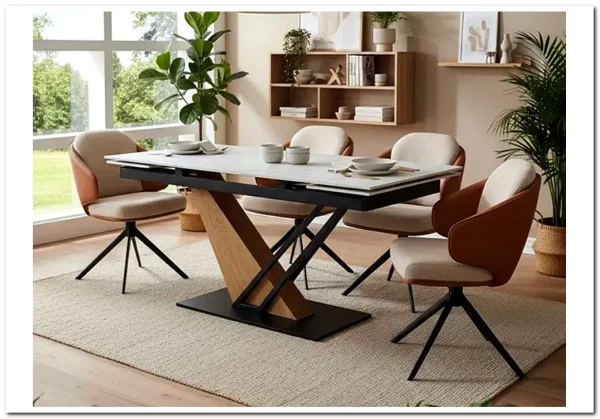 Стол обеденный Signal GENESIS 160 раскладной (белый/дуб) заказать по цене 96 648 руб. в Нижнем Новгороде Стол обеденный Signal GENESIS 160 раскладной (белый/дуб) заказать по цене 96 648 руб. в Нижнем Новгороде