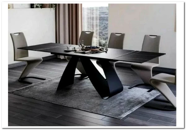 Стол обеденный Signal DIUNA CERAMIC раскладной (черный мат) заказать по цене 154 060 руб. в Нижнем Новгороде