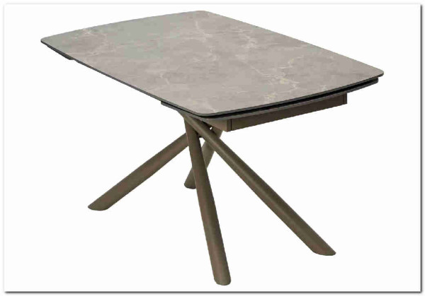 Стол RIVOLI 140 MATT LATTE STONE SOLID CERAMIC / TAUPE, DISAUR заказать по цене 67 470 руб. в Нижнем Новгороде