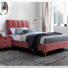 Кровать SIGNAL MIRAGE VELVET 90 античный розовый / золото тк. 185 заказать по цене 52 214 руб. в Нижнем Новгороде