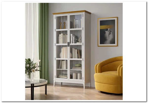 Шкаф для книг Квадро-С 220 из массива сосны заказать по цене 46 721 руб. в Нижнем Новгороде