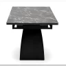 Стол обеденный Halmar HILARIO 180 раскладной (черный мрамор/черный) заказать по цене 122 998 руб. в Нижнем Новгороде