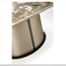 Стол обеденный Halmar ROBINSON (бежевый мрамор/капучино/черный) заказать по цене 114 517 руб. в Нижнем Новгороде
