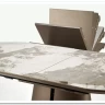 Стол обеденный Halmar ROBINSON (бежевый мрамор/капучино/черный) заказать по цене 114 517 руб. в Нижнем Новгороде