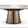 Стол обеденный Halmar ROBINSON (бежевый мрамор/капучино/черный) заказать по цене 114 517 руб. в Нижнем Новгороде