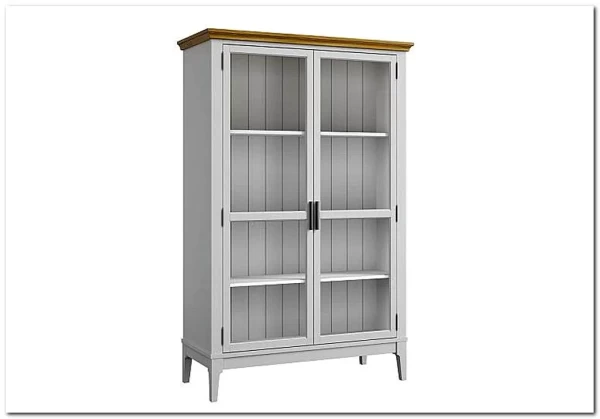 Шкаф для посуды Квадро-С 20 из массива сосны заказать по цене 36 245 руб. в Нижнем Новгороде