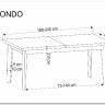 Стол обеденный Halmar EDMONDO 160 раскладной (дуб) заказать по цене 108 460 руб. в Нижнем Новгороде