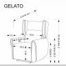 Кресло Halmar GELATO (бежевый) заказать по цене 55 053 руб. в Нижнем Новгороде