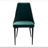 Стул NEPAL-P ЗЕЛЕНЫЙ 19 велюр/ черный каркас заказать по цене 7 100 руб. в Нижнем Новгороде