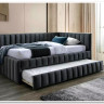 Кровать SIGNAL ALFIE Velvet Bluvel 14 темно-серый, 120/200 заказать по цене 77 985 руб. в Нижнем Новгороде
