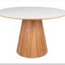 Стол обеденный Signal ANGEL Ceramic 120 (белый/дуб) заказать по цене 70 299 руб. в Нижнем Новгороде