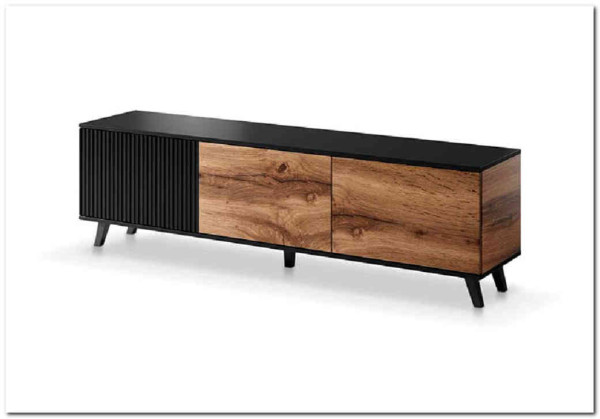 Тумба под телевизор Halmar RANDOM RTV-2 (дуб вотан/черный) заказать по цене 29 819 руб. в Нижнем Новгороде