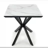 Стол обеденный Halmar DIESEL раскладной (белый мрамор/темно-серый/черный) заказать по цене 73 944 руб. в Нижнем Новгороде