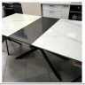 Стол обеденный Halmar DIESEL раскладной (белый мрамор/темно-серый/черный) заказать по цене 73 944 руб. в Нижнем Новгороде